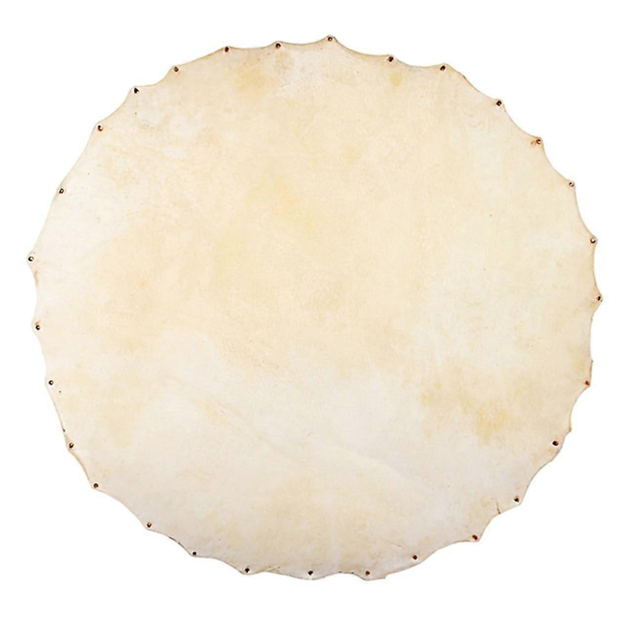 Replacement Drum Head Natural Leather Skin for Percussion Instruments Durable Lightweight Design