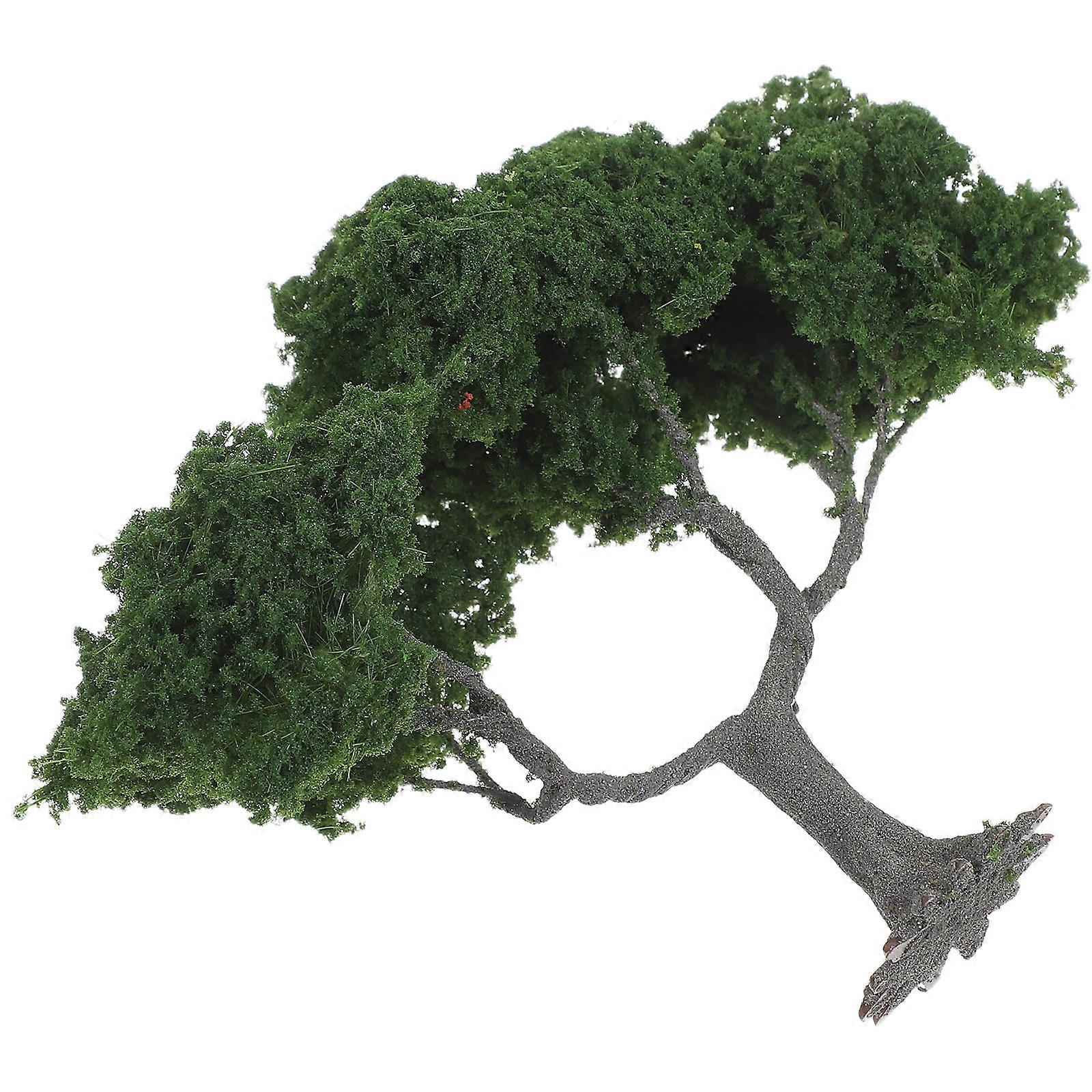 Sand Table Model Green Miniature Model Trees for Decor Wire PVC