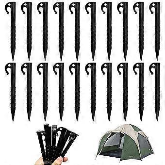 Portable Outdoor Companion, ABS Plastic Tent Stakes for Camping, Hiking, Fishing, Travel, Heavy Duty Inflatable Stakes