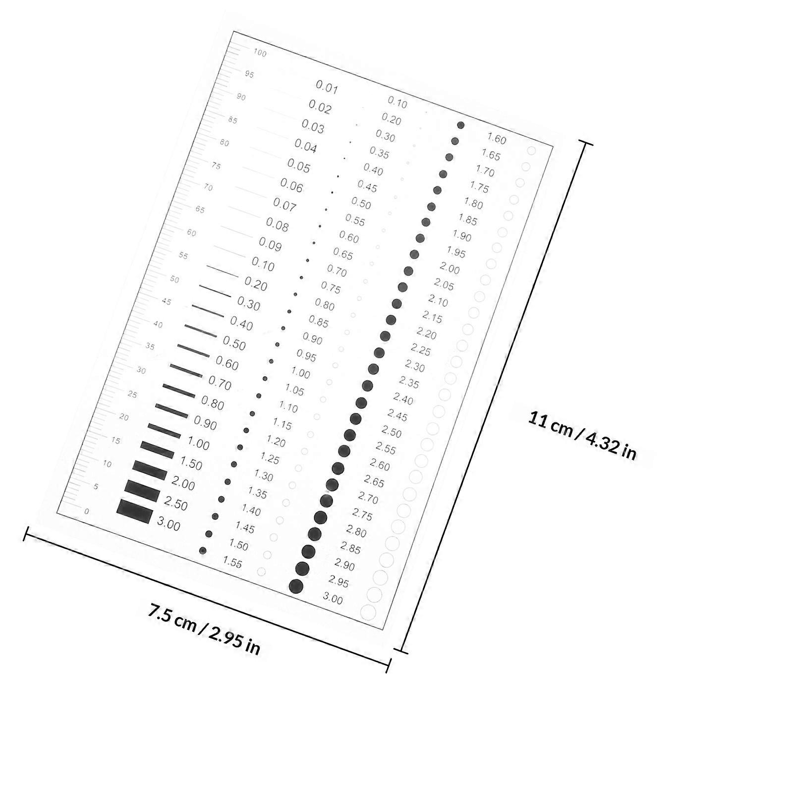 Line Width Defect Gauge Tool for Precise Flaw Detection Measurement