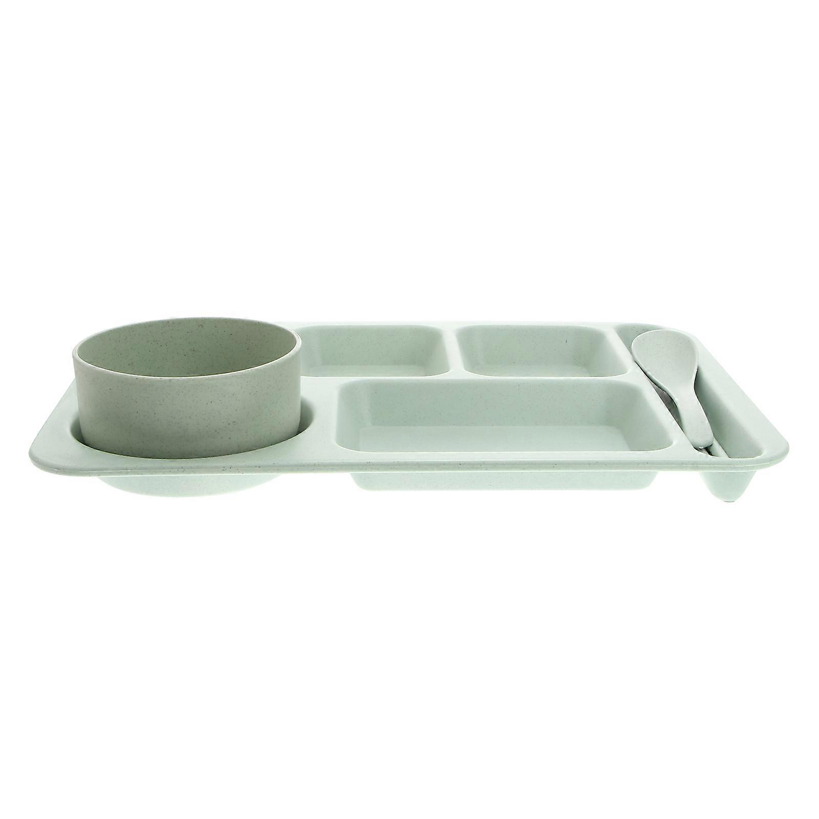 Plateau de service avec couverts, 1 ensemble vert