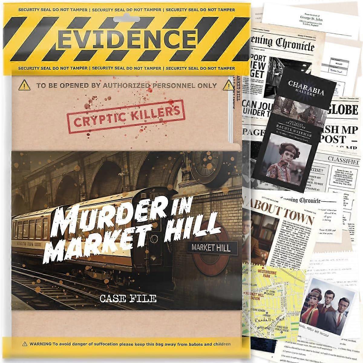 Cryptic Killers - Murder in Market Hill Board Game