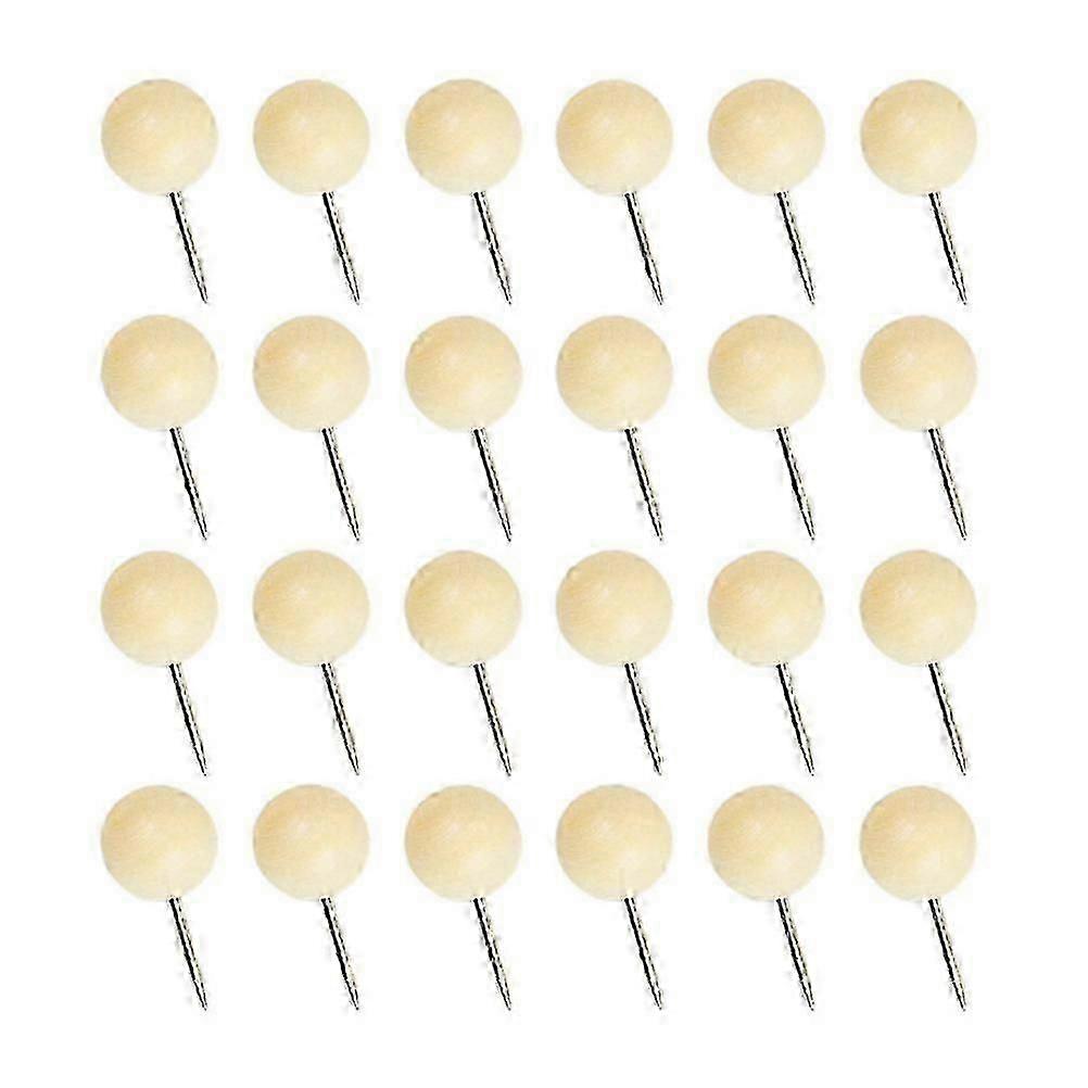 Multi-Function Board Pin Softwood Thumb Tacks for DIY Use 60Pcs Kit