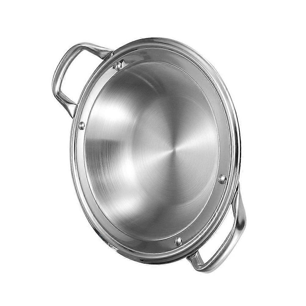 Household Cooking Pot Multi-function Stainless Pot Convenient Shallow Pot Home Supply