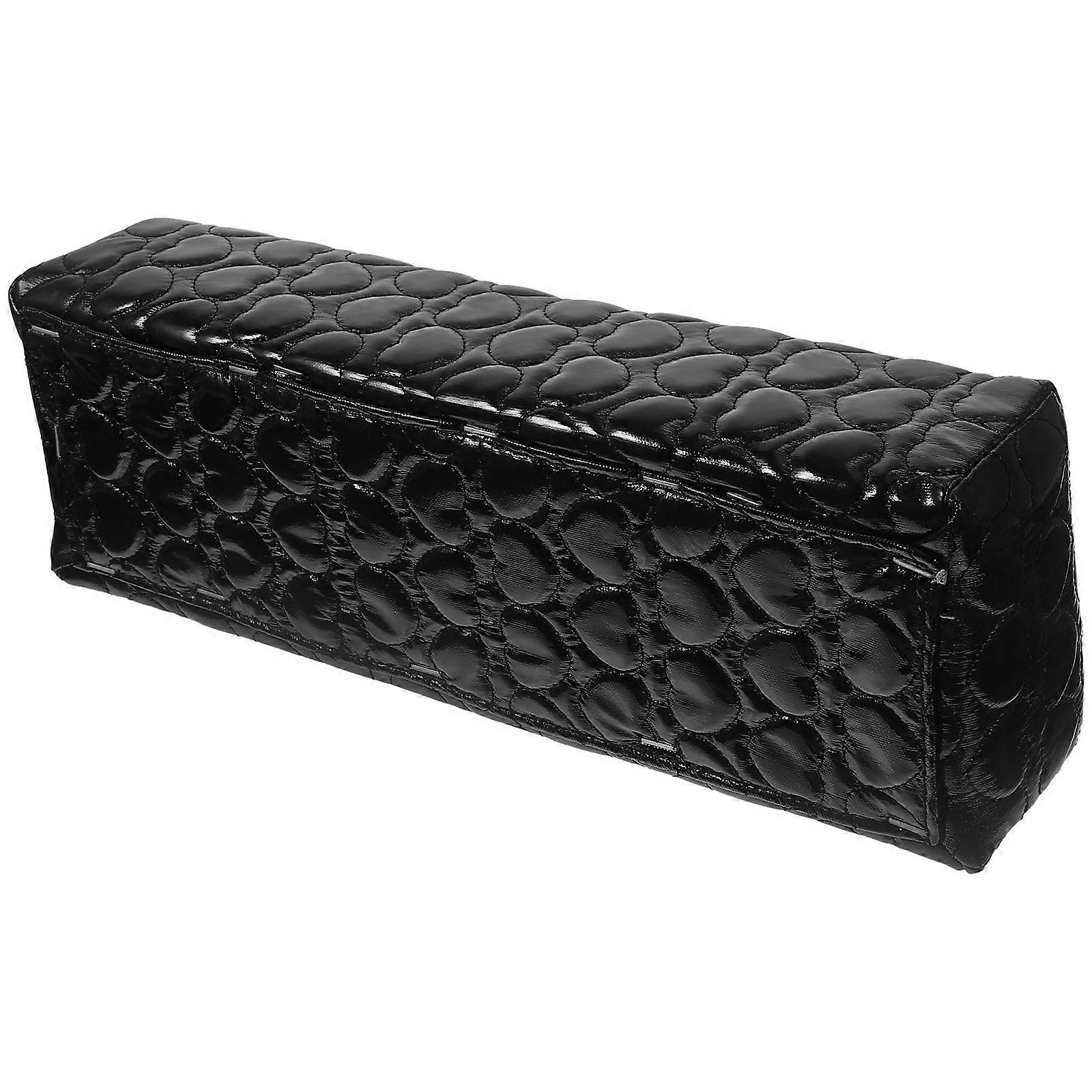 Coussin repose-bras pour nail art confortable, noir