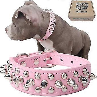 Teemerryca Nice Quality Sturdy Pu Leather Spiked Studded Basic