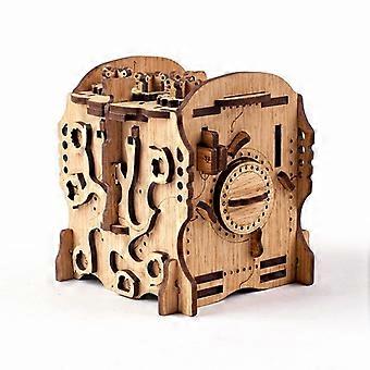 Nautilus 3d Wooden Puzzle Box Toys Brain Tease Jigsaw Puzzle Toys High Difficulty Secret Box Puzzle Toys For Adults Gift