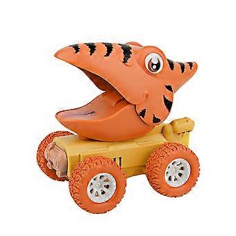 Cartoon Dinosaur Pull Back Car Toy for 3-9 Years Old, Safe Plastic, Boys Girls Gift