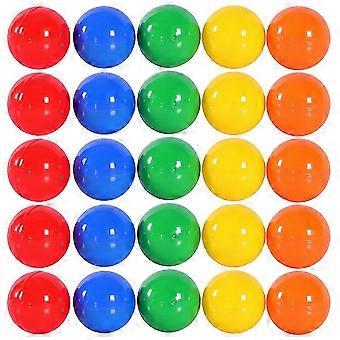 50 bolas de lotería de colores, bolas de rifa que se abren, bolas de lotería pequeñas, bolas de juego de mesa
