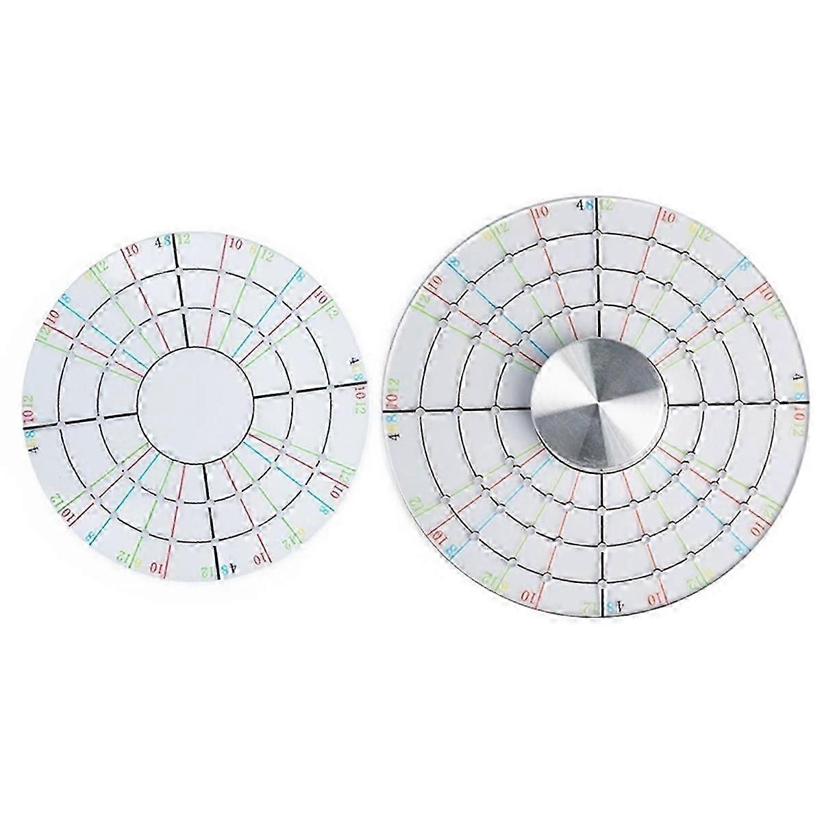 2Pcs Circular Divider Ceramics Modeling Pottery Trimming Shaping Tool