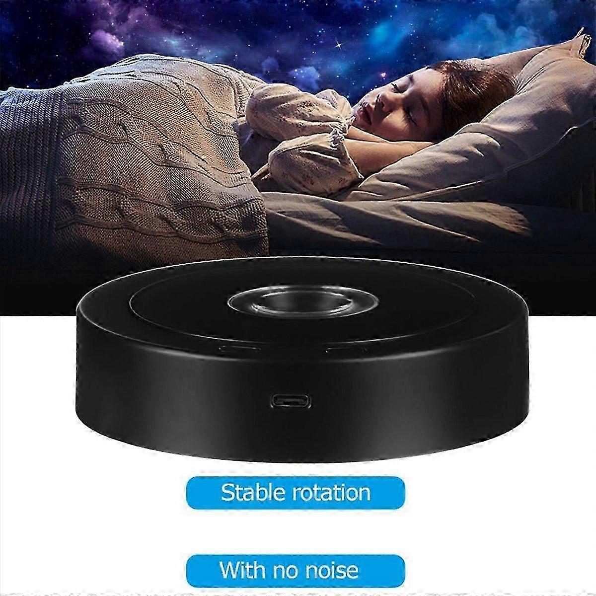 Led Rotating Display Stand Base compatible for Crystals Lighted Base(Black)