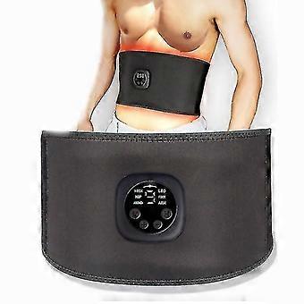 Ems Electric Abdominal Body Slimming Belt Waist Band Smart Abdomen Muscle Stimulator Abs Trainer Fitness Lose Weight Fat Burn
