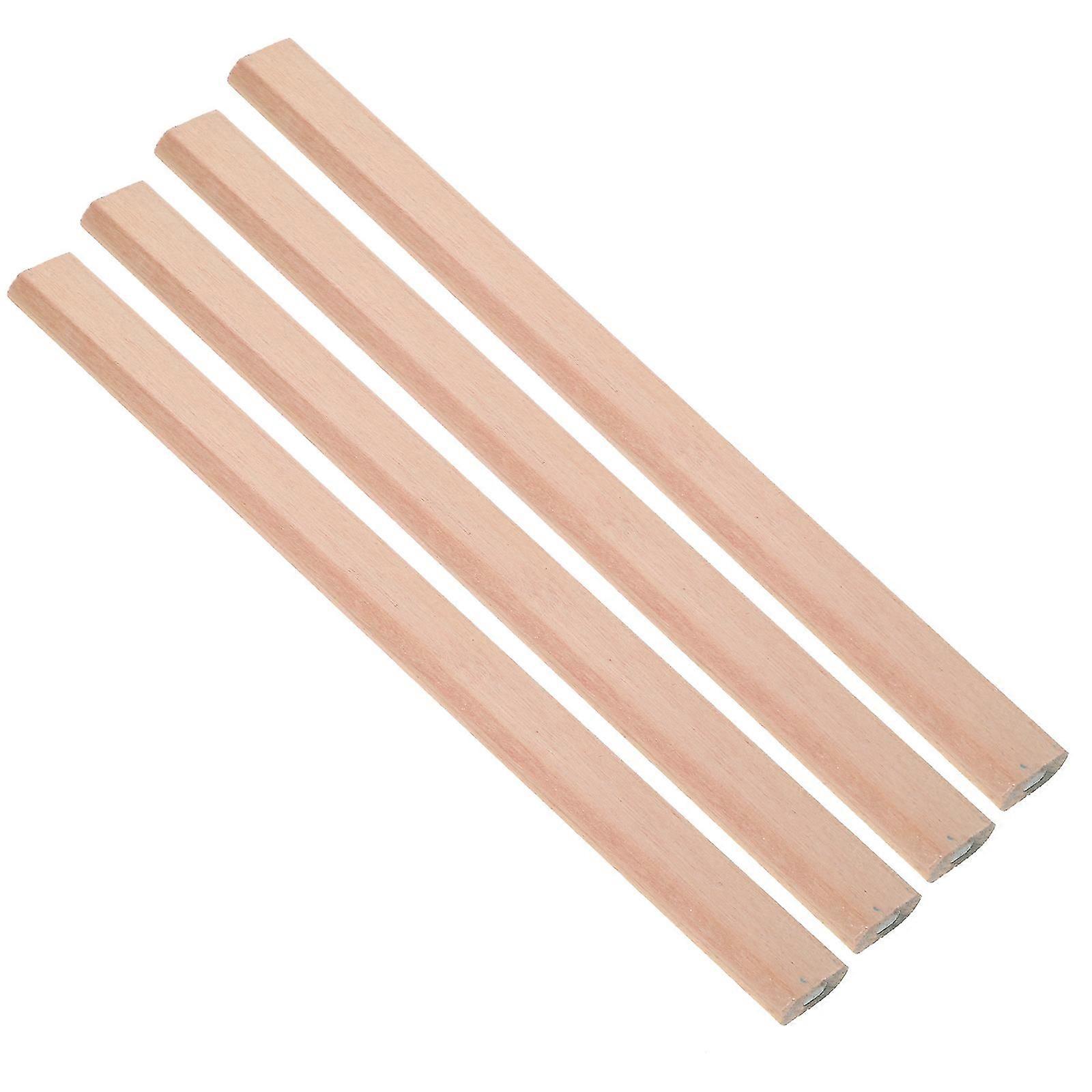 4Pcs Woodworking Carpenter Pencils for Construction & Marking