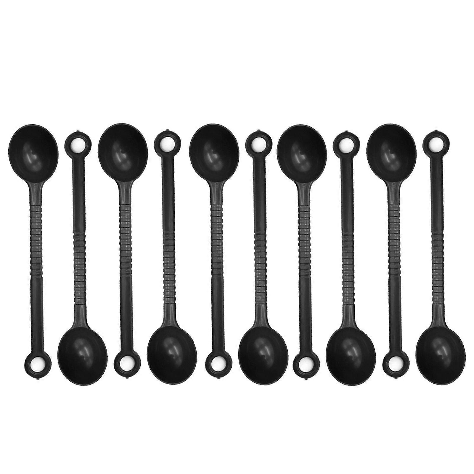 10Pcs Plastic Flour Coffee Milk Tea Measuring Spoon Kitchen Baking Scale Tools