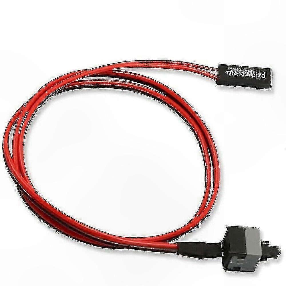 3pcs 2 Pin PC Power Cable On Off Push Button ATX Computer Switch Wire 22inch