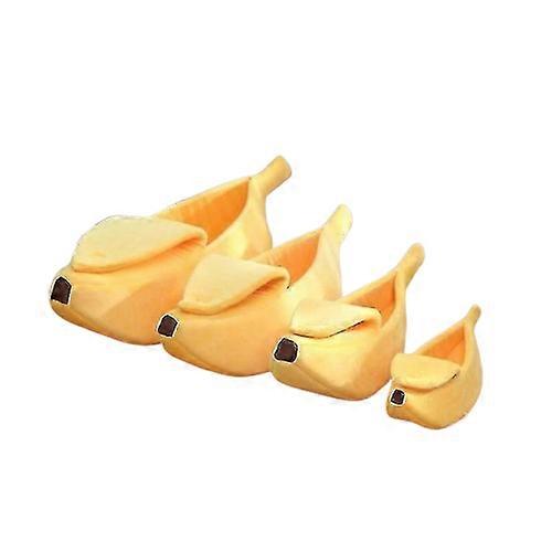 Bananformet kattesenghus