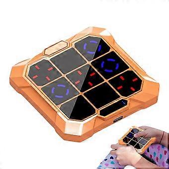 Compact Portable Puzzle Console for Family Kids Learning Toy Orange School