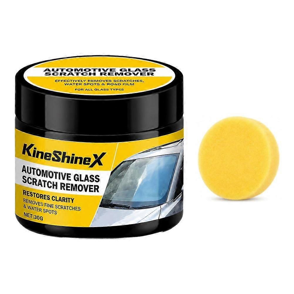 Glass Scratch Remover Paste Visibility Restoration Haze Reduction with Applicator