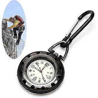 Clip on Carabiner Luminous Face FOB Digital Watch compatible with Sport Nurses Paramedics