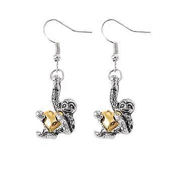 Faultier Schmuck Silber Faultier Halskette Ohrringe Herz Faultier Schmuck Für Frauen Männer Mädchen Jungen Weihnachten