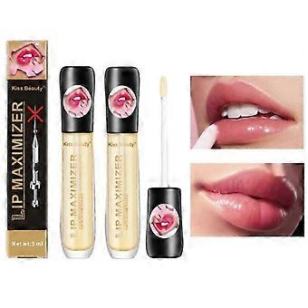 2pcs Lip Plumper Serum Collagen Instant Volumising Moisturizing Lip Gloss Oil Lips Repairing Reduce Lip Fine Lines Makeup Lipstck