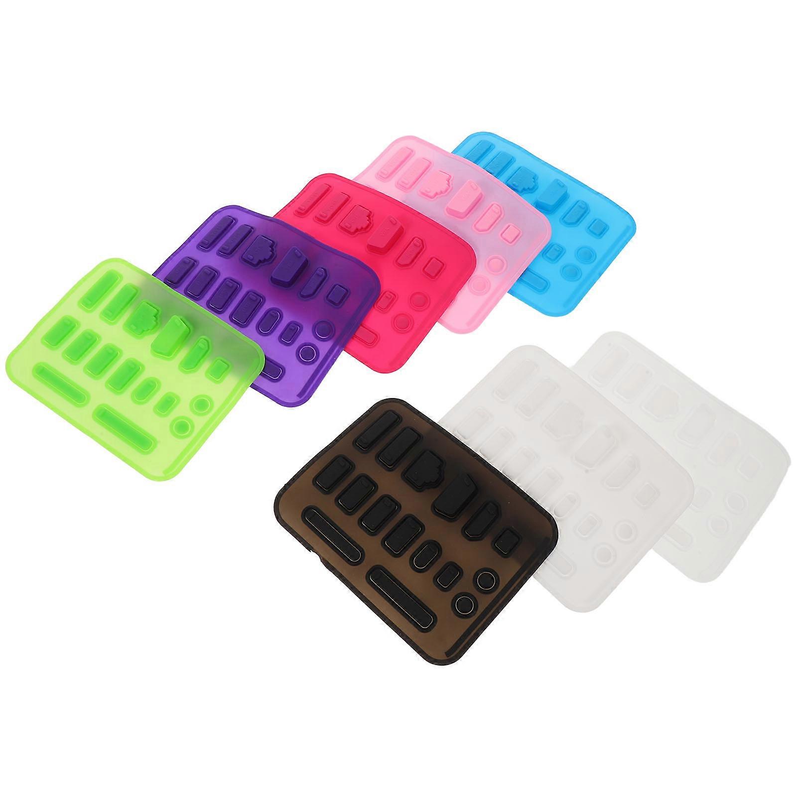 Dust Plug Silicone Laptop Cover Set Protection for Computer 8Sets