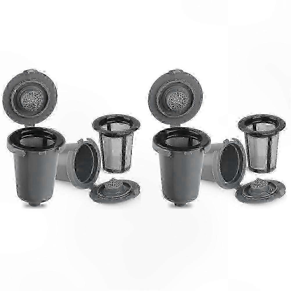 4-Pack Reusable Filter Cups for Coffee Makers