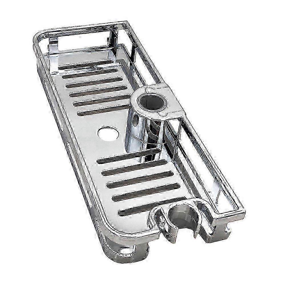 Shower Shelf Designed for Slide Bars, Featuring a Hygienic Self-Draining System