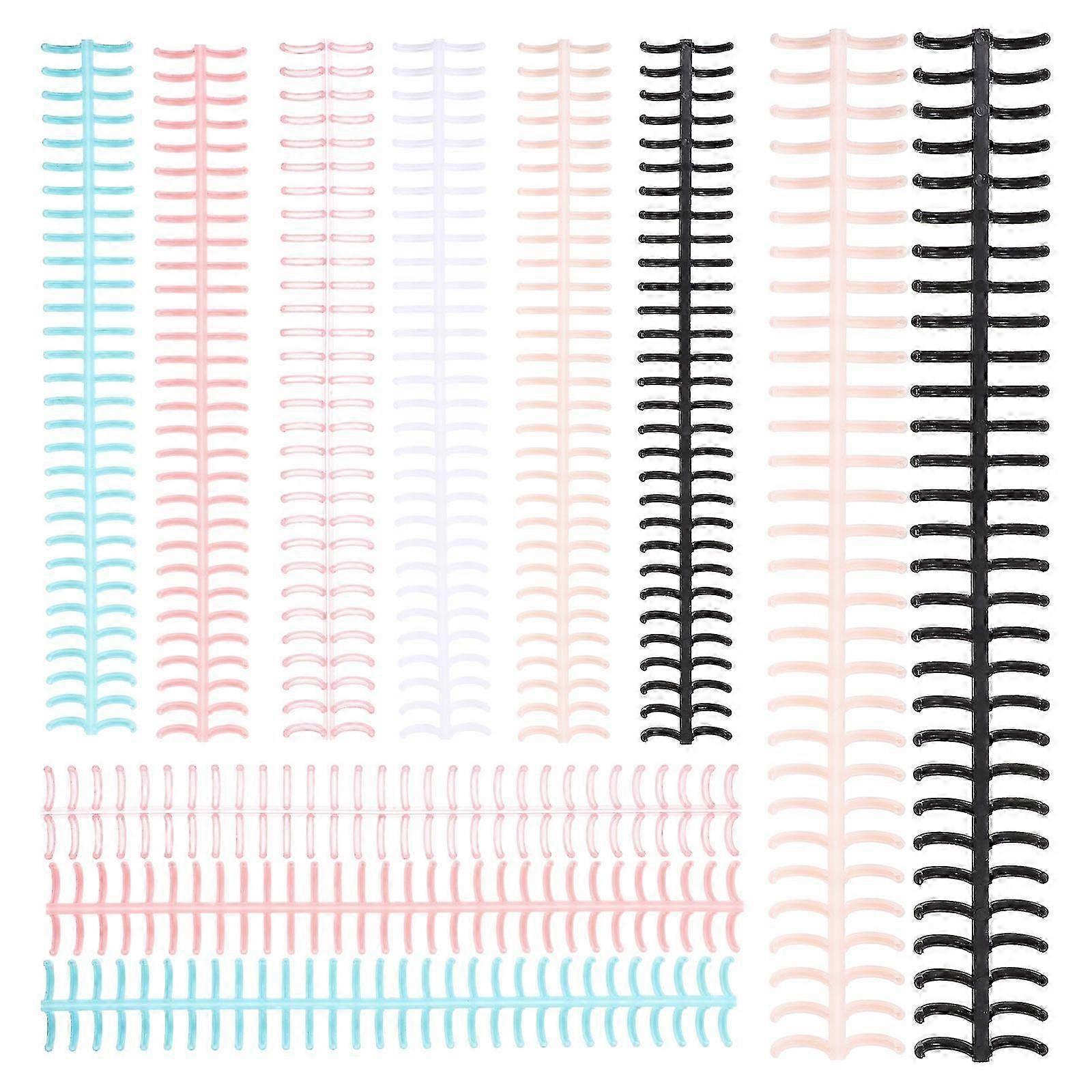 12Pcs Notebook Binding Spines Spiral Notebook Coils Spirals Comb Bindings