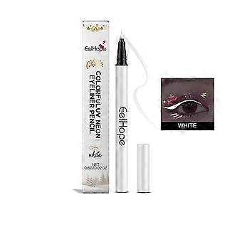 8-Farben Neon UV Flüssig-Eyeliner, langanhaltend, schnelltrocknend, perfekt für Party-Make-up, 0,6 g