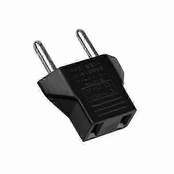 US to EU Plug Adapter, Black