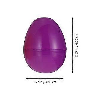 Easter Toys Eggs Decorative Set for Kids with 6Pcs Plastic Easter Eggs Containing Plush Toys