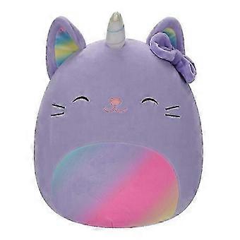 Caticorn plyschleksak, supermjukt gosedjur, gosig kudde, dekorativ detalj, 30 cm, lämplig för åldrarna 0+
