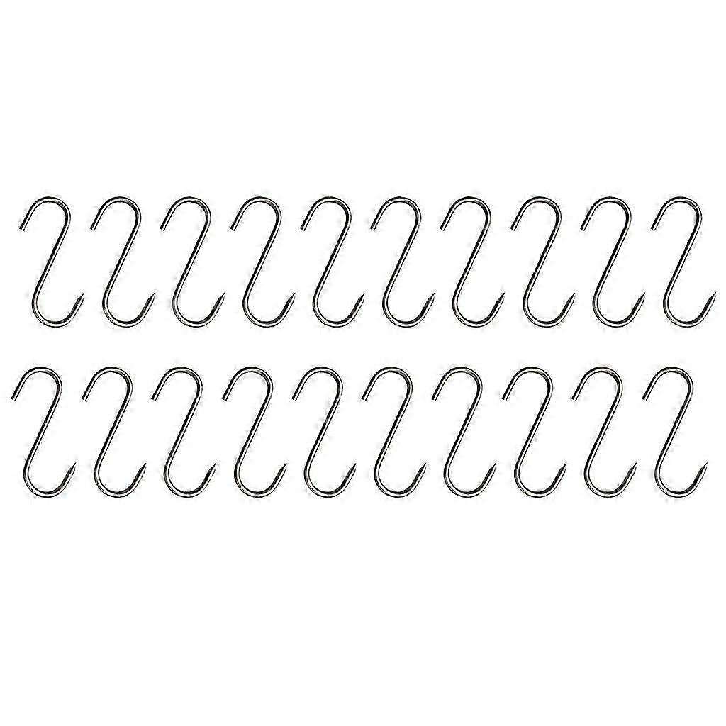 20 Pcs Home Practical Meat Hooks Stainless Steel Sharp Tip Kitchen Baking Tools