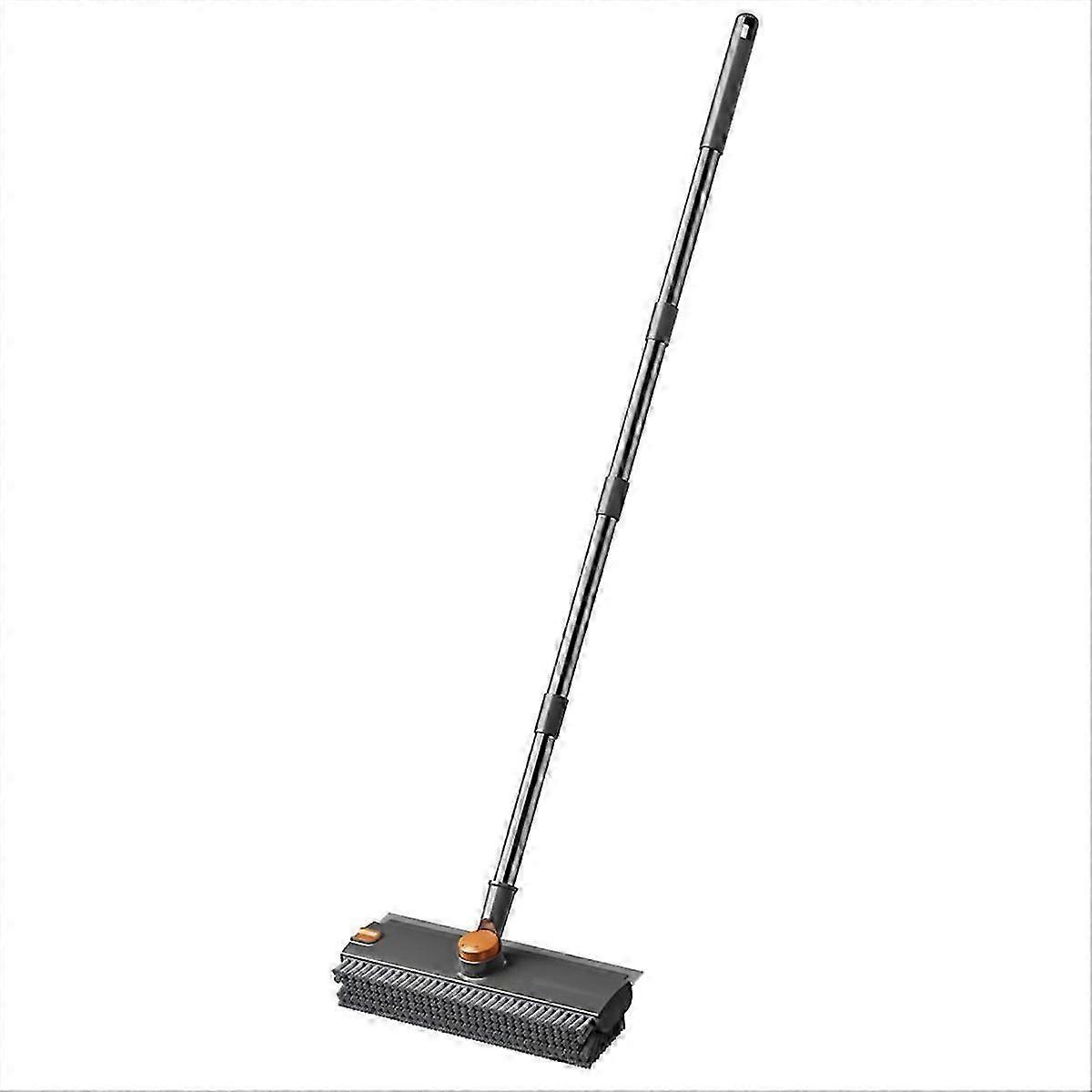 2-in-1 Floor Scrubbing Brush, Multifunctional Scraper