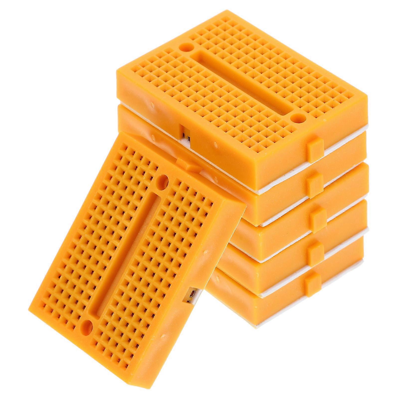 Small Electric Circuit Board Breadboards for Experiment 6Pcs ABS Material