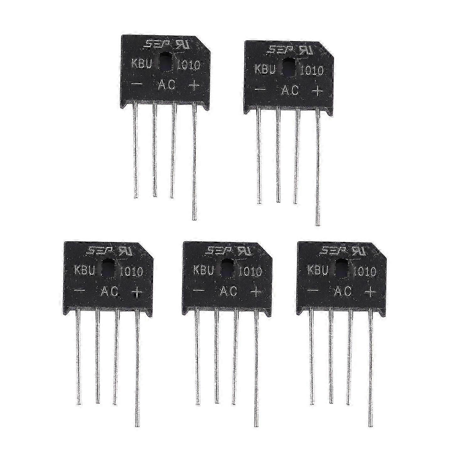 5x Bridge Rectifier Kbu1010 1000v 10a Rectifier Diode Bridge Rectifier
