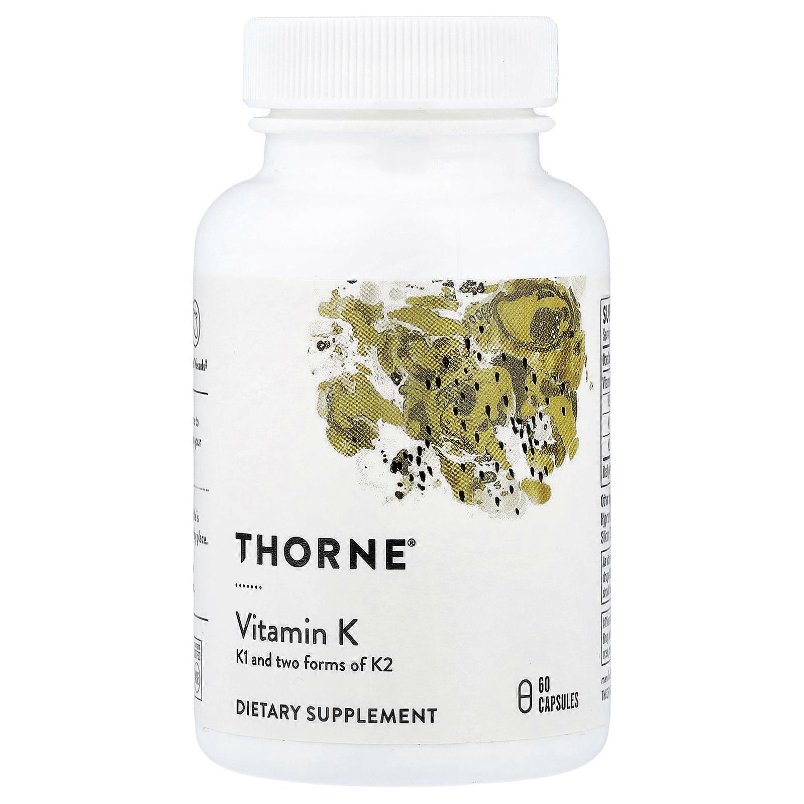 Thorne, Vitamin K, 60 Capsules