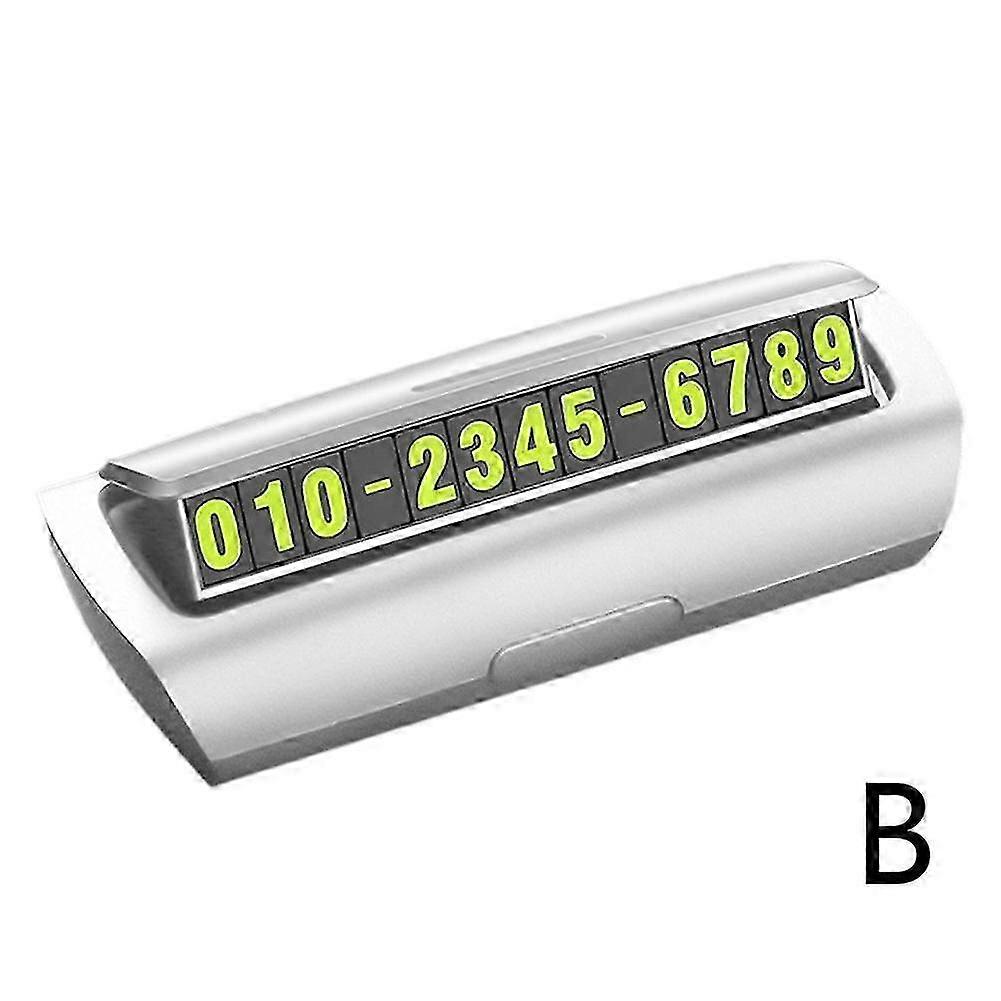 Temporary Parking Contact Display