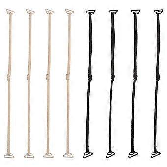 8Pcs Women Non-slip Bra Straps Creative Underwear Straps (Random Color)