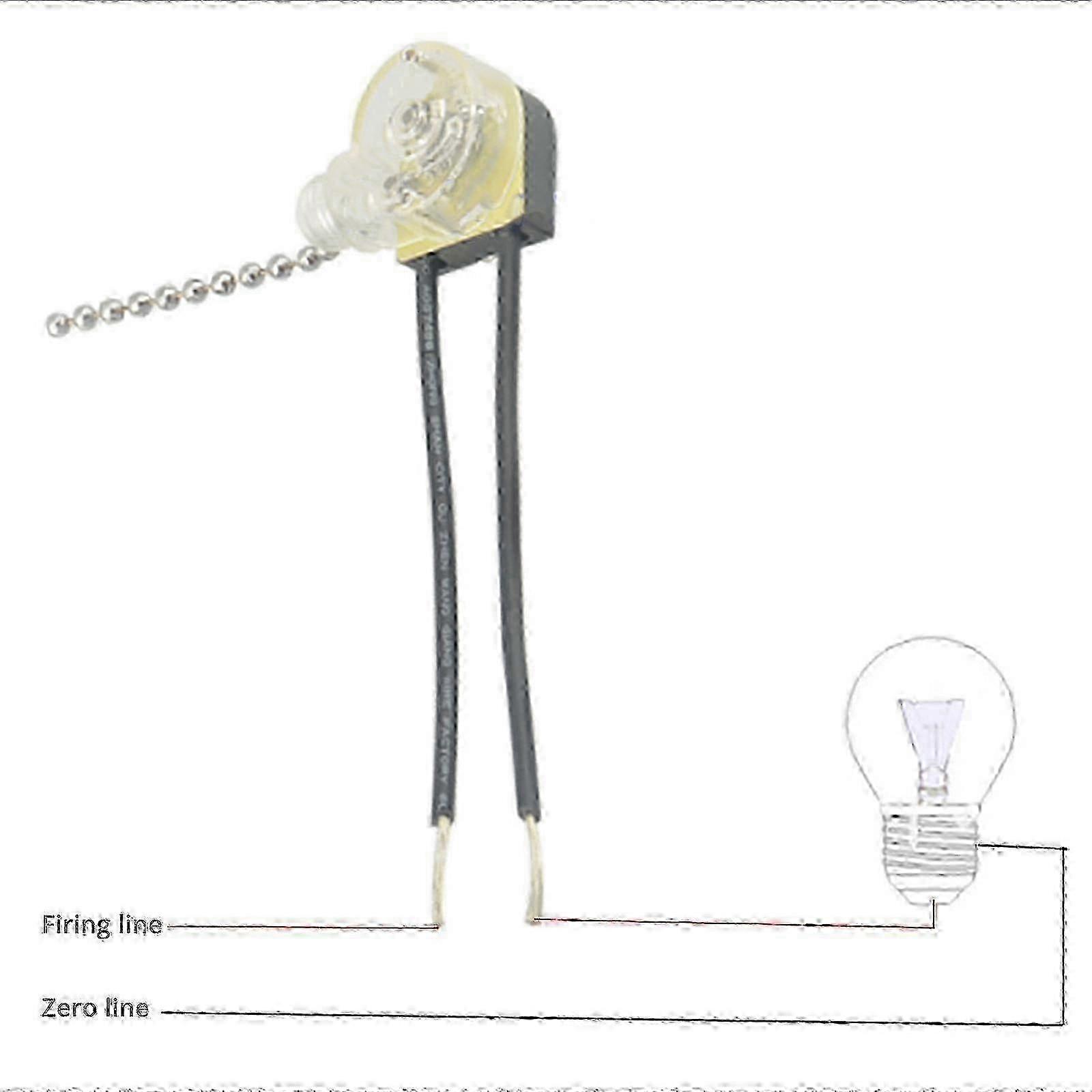 Minimalist Iron Pull Switch Silver