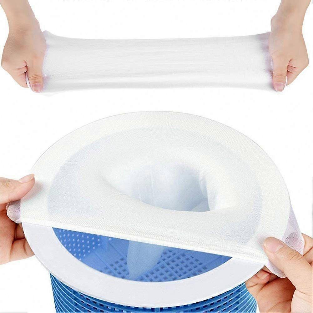 Efficient Outdoor Swimming Pool Cleaning with Polyester Pool Skimmer Filter Socks