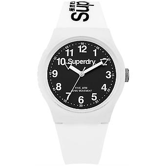 Superdry urban style watch for Unisex Analog Quartz with Silicone Bracelet SYG164W