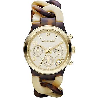 Michael kors twist chrono Japanese Quartz Analog Woman Watch with MK4270 Plastic Bracelet