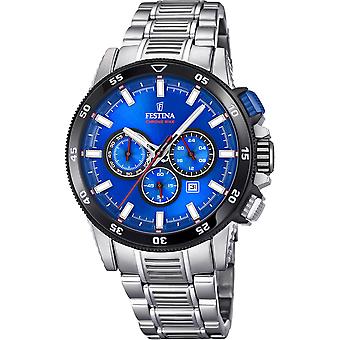 Festina chrono bike watch for Men Analog Quartz with stainless steel bracelet F20352/2