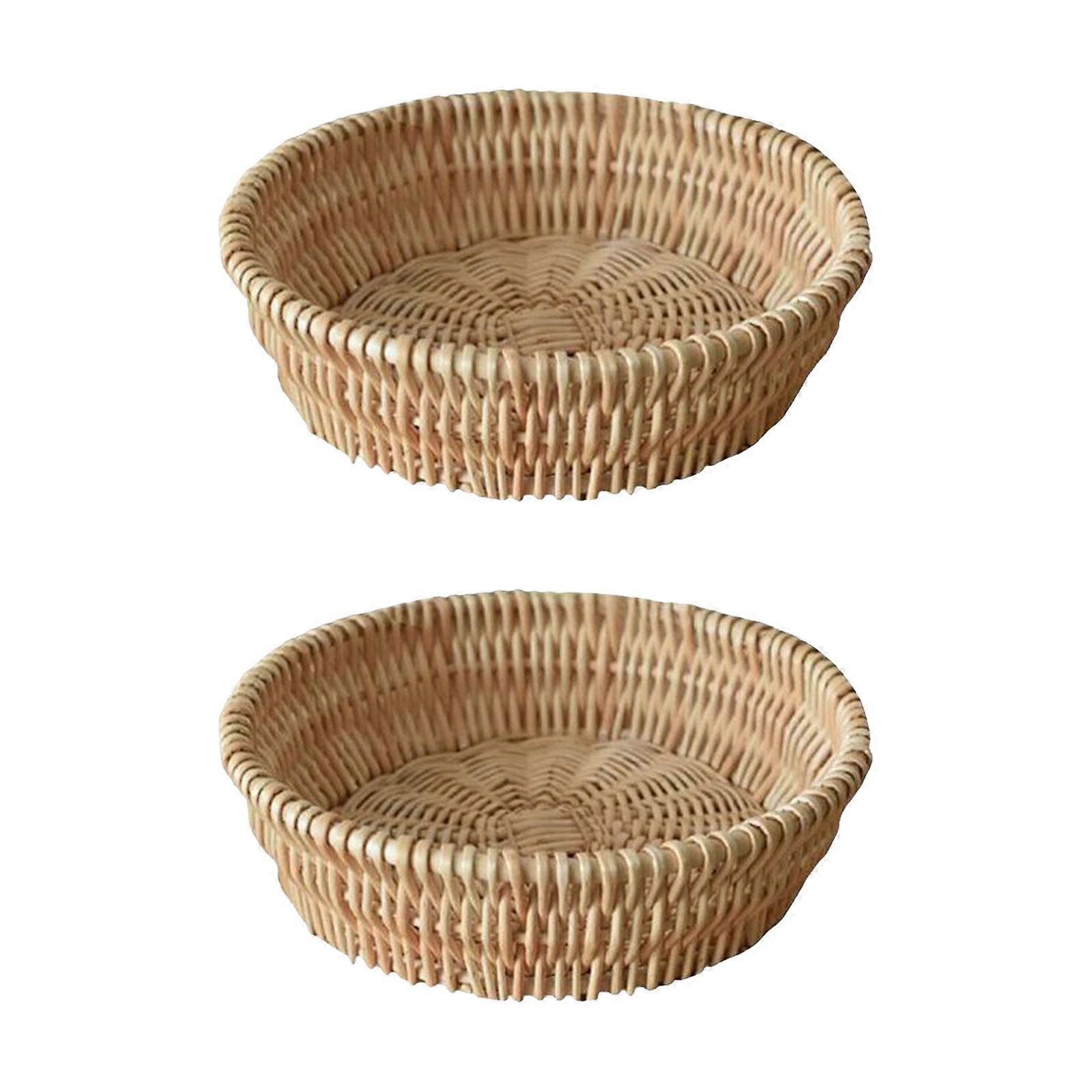 Handcrafted Rattan Table for Bread and More