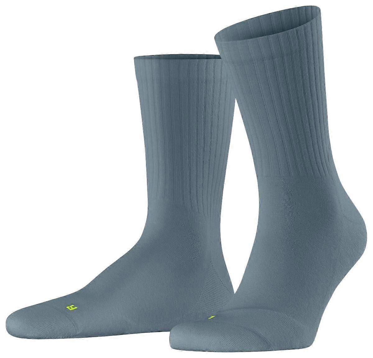 Falke Run Rib Crew Socks - Monument Blue