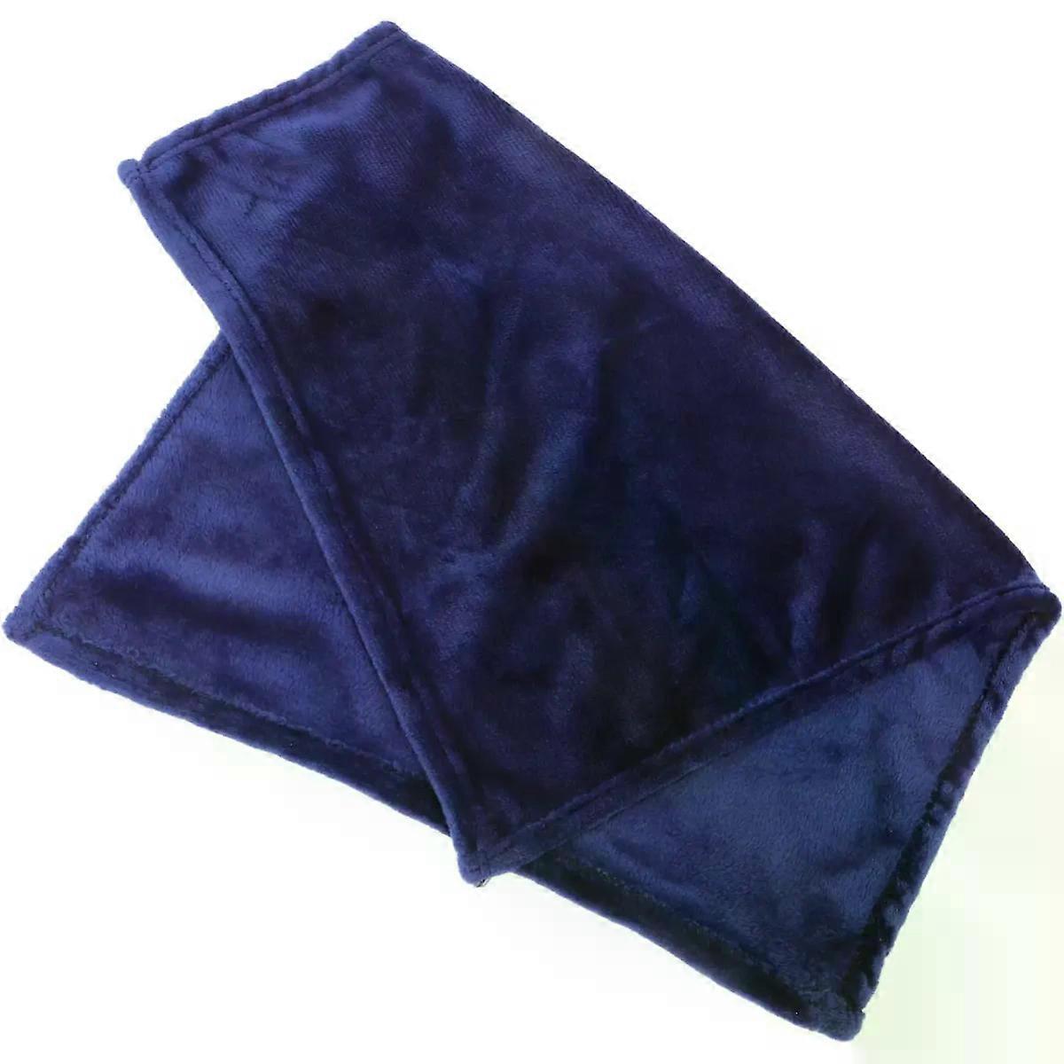 Winter Solid Color PET Blanket Flannel Fleece 50x70cm Polyester