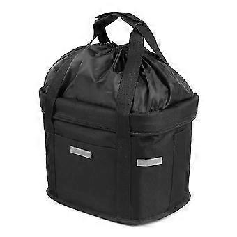 Removable Bicycle Front Basket Waterproof Bike Handlebar Basket Bicycle Front Basket Removable Pet Carrier-SNNGV