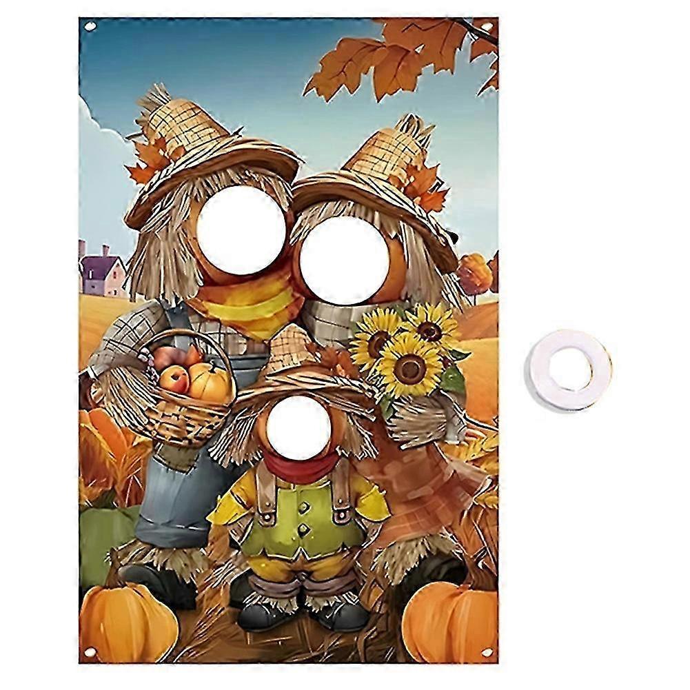 Fall Pumpkin Photography Backdrop Large